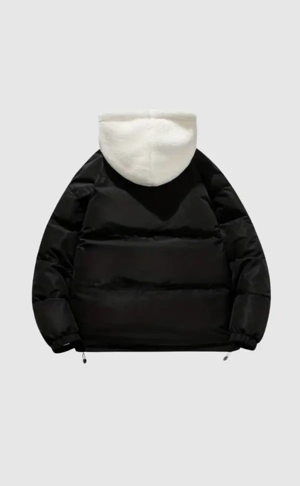 Dames Gewatteerd Puffer Winterjack met Capuchon