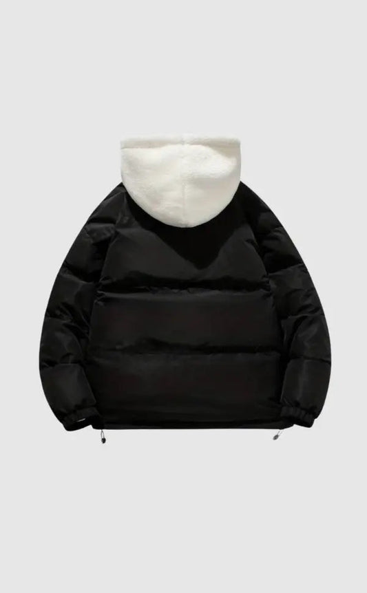 Dames Gewatteerd Puffer Winterjack met Capuchon