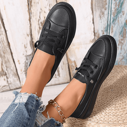 Dames Lage Schoenen met Gevoerde Binnenzool
