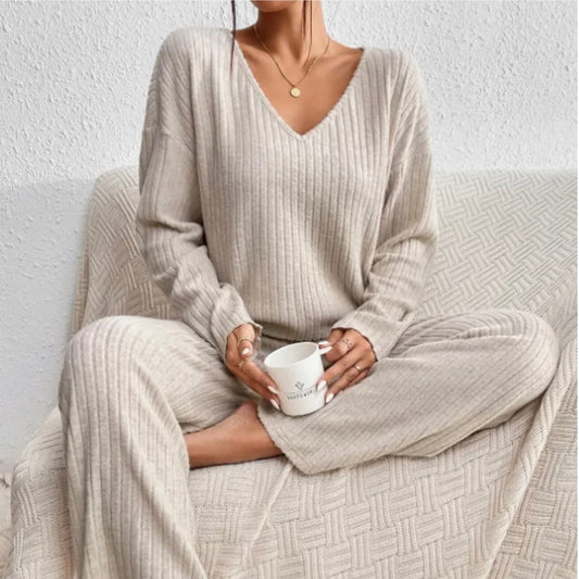 Dames Loungewear Set met Modern Ontwerp en Ademend Comfort