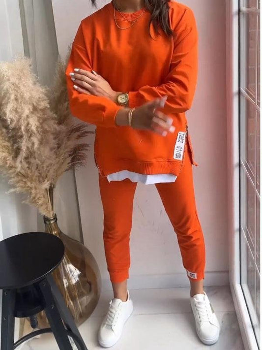 Dames Loungewear Set met Sweatshirt en Broek in Relaxed Pasvorm