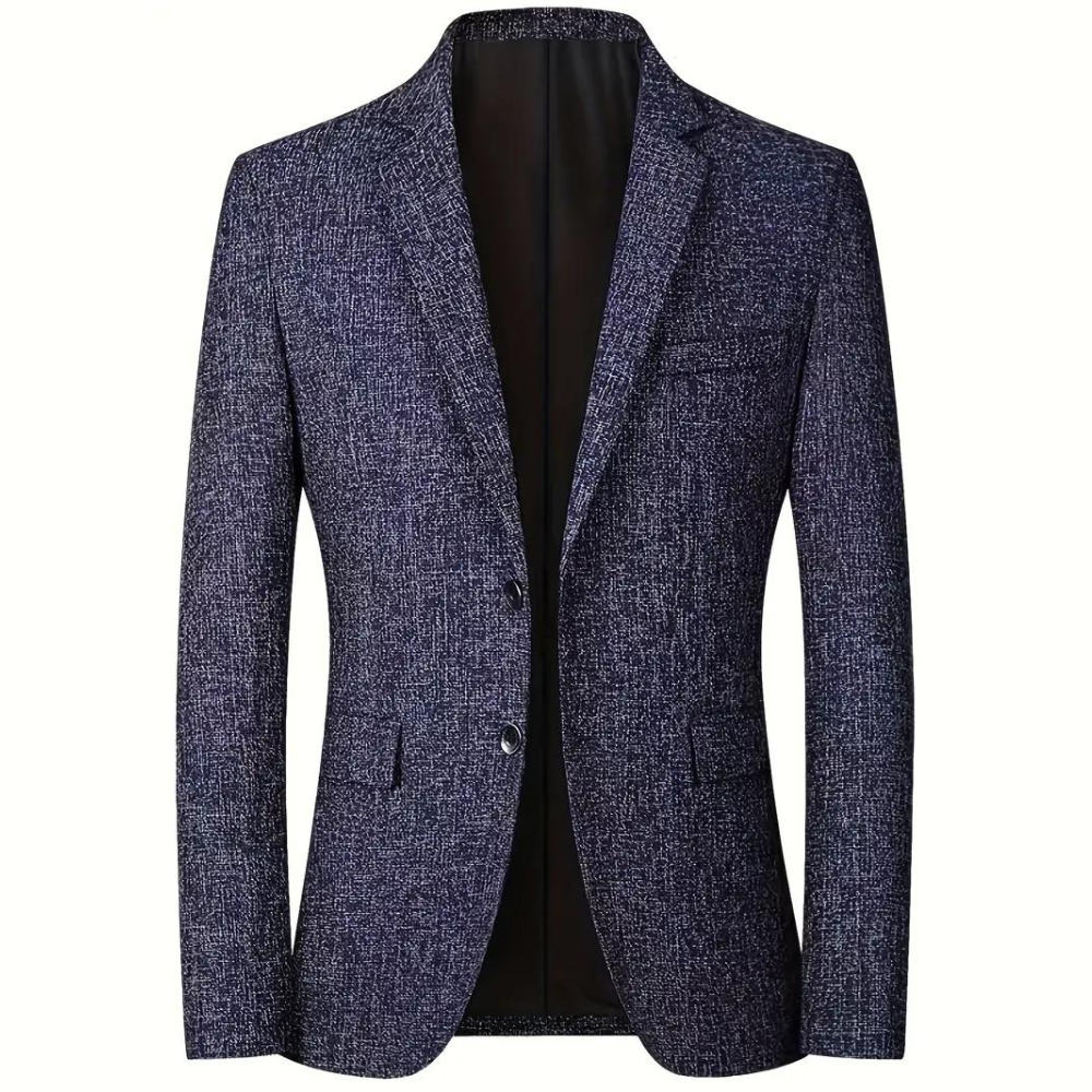 Heren Blazer met Klassiek Ontwerp Marineblauw