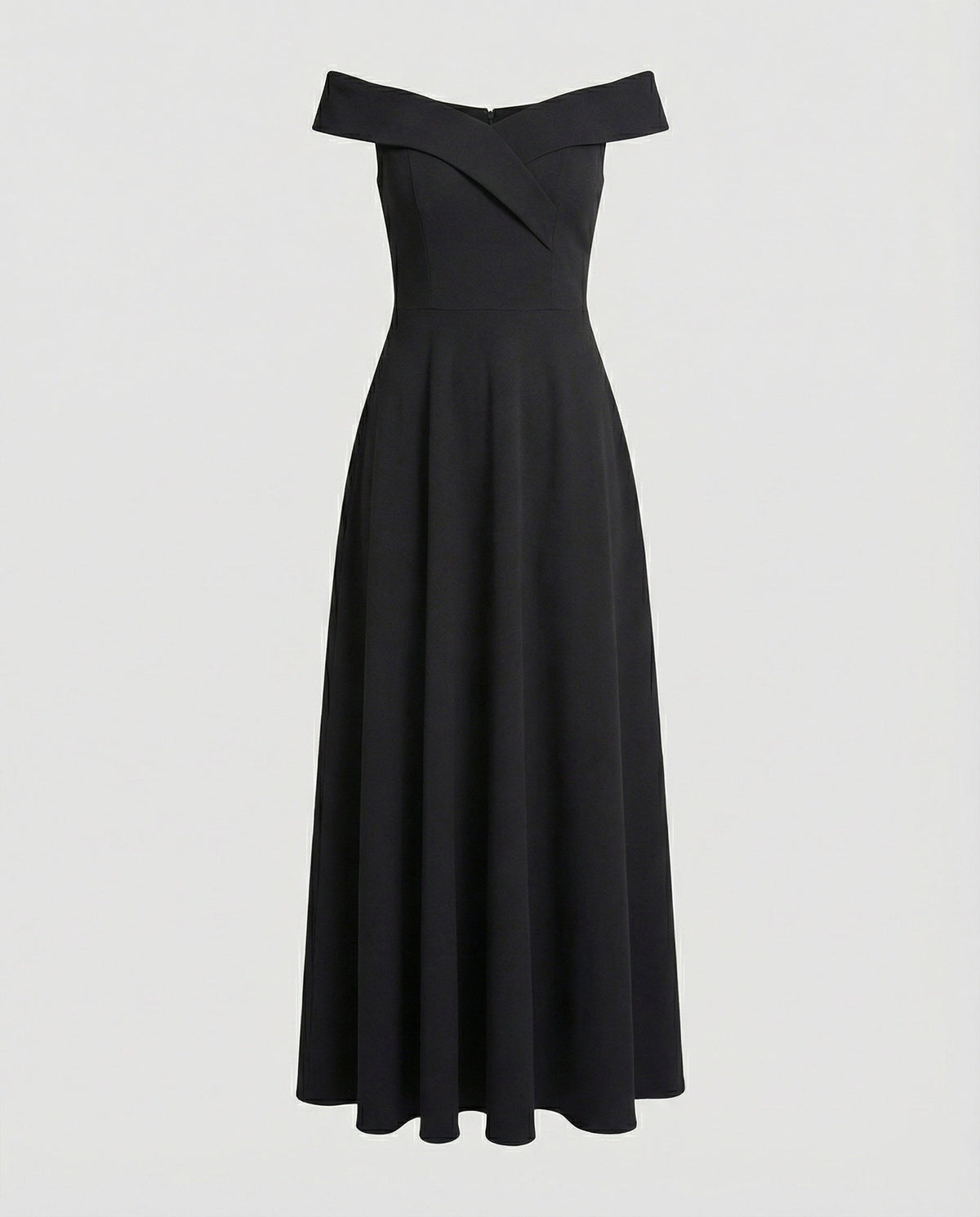 Dames Avondjurk Off-Shoulder met A-lijn en Lange Rok
