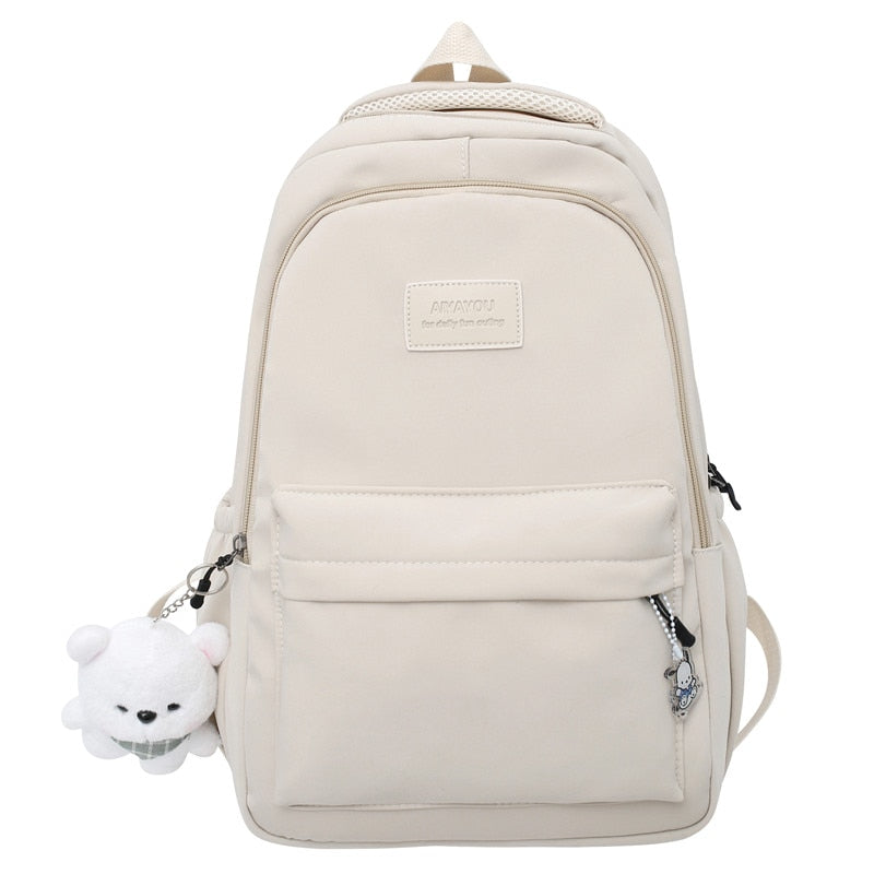 Dames Backpack met Meerdere Vakken en Ritssluiting