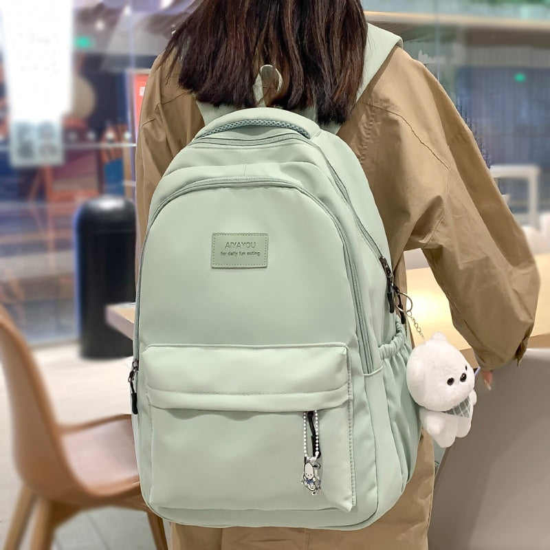 Dames Backpack met Meerdere Vakken en Ritssluiting