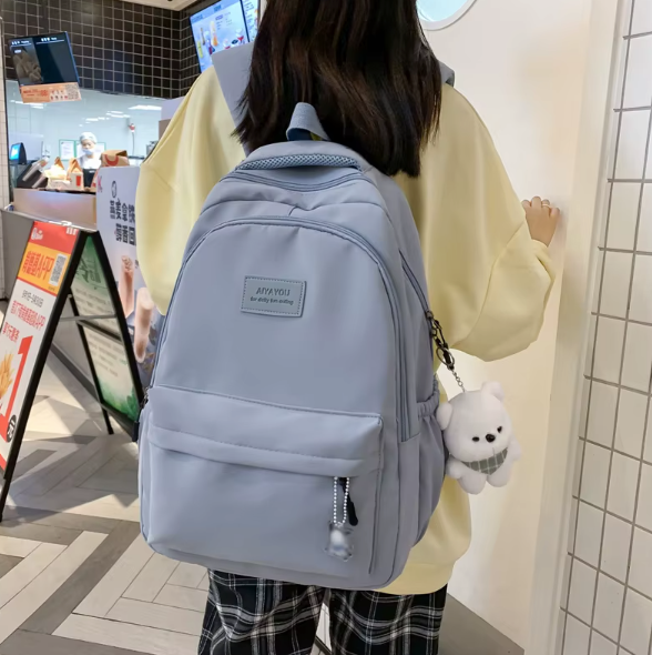Dames Backpack met Meerdere Vakken en Ritssluiting
