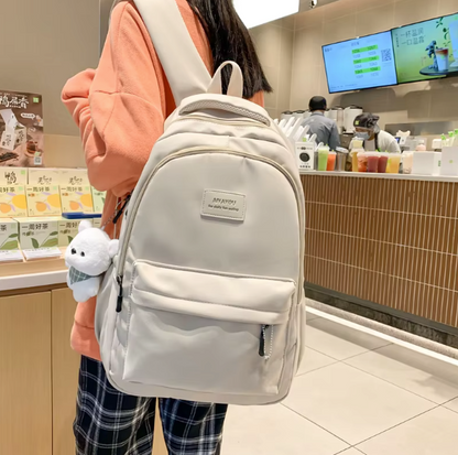 Dames Backpack met Meerdere Vakken en Ritssluiting
