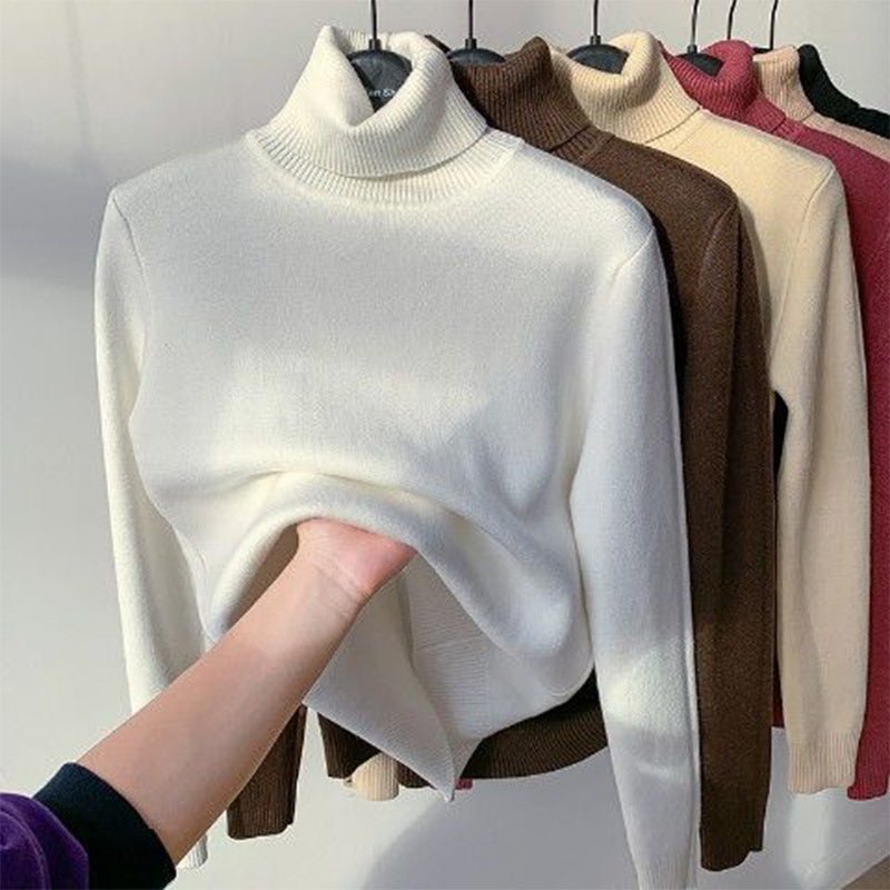 Dames Coltrui met Strakke Pasvorm en Zachte Stretch voor Winter Wit
