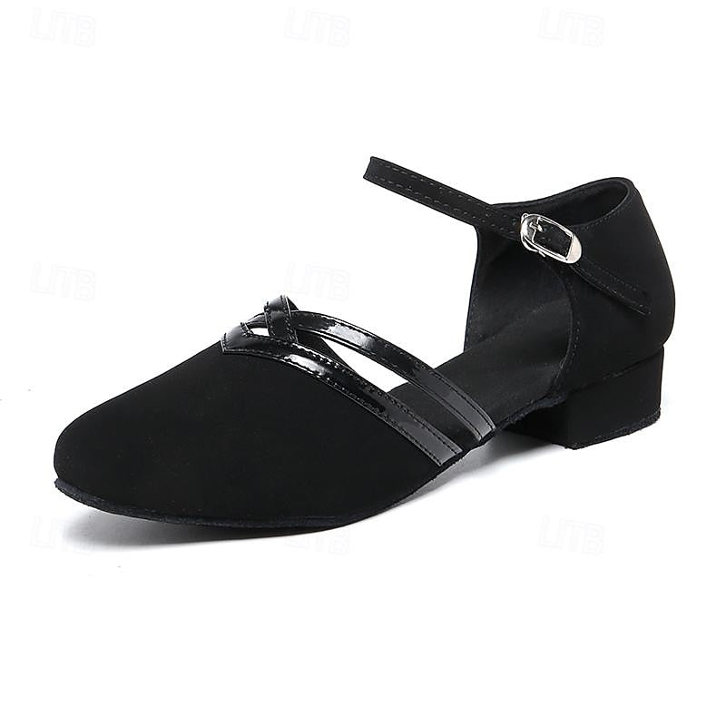 Dames Dansschoenen met Enkelband en Blokhak