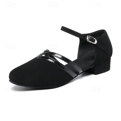 Dames Dansschoenen met Enkelband en Blokhak