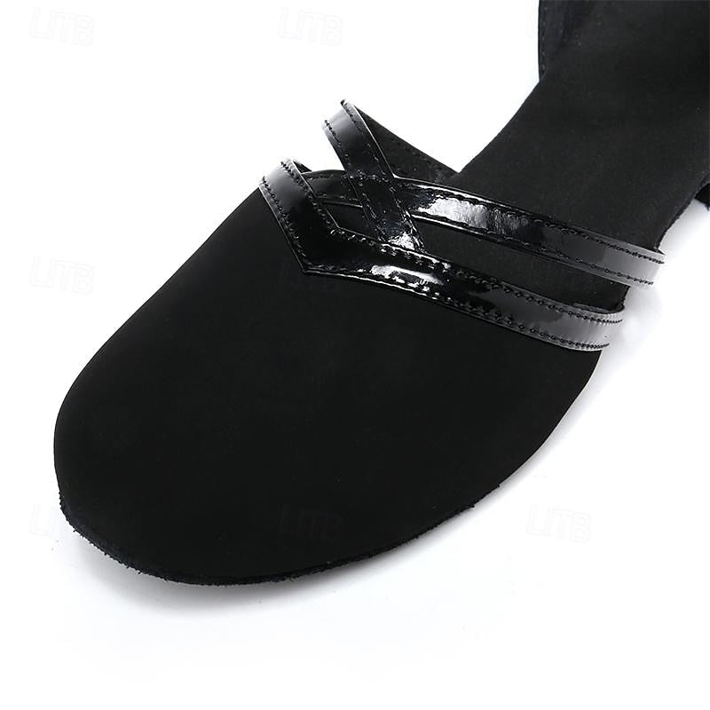 Dames Dansschoenen met Enkelband en Blokhak