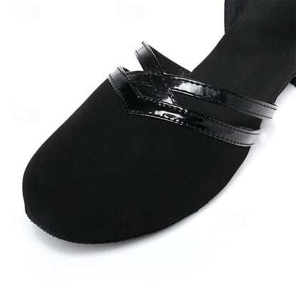 Dames Dansschoenen met Enkelband en Blokhak