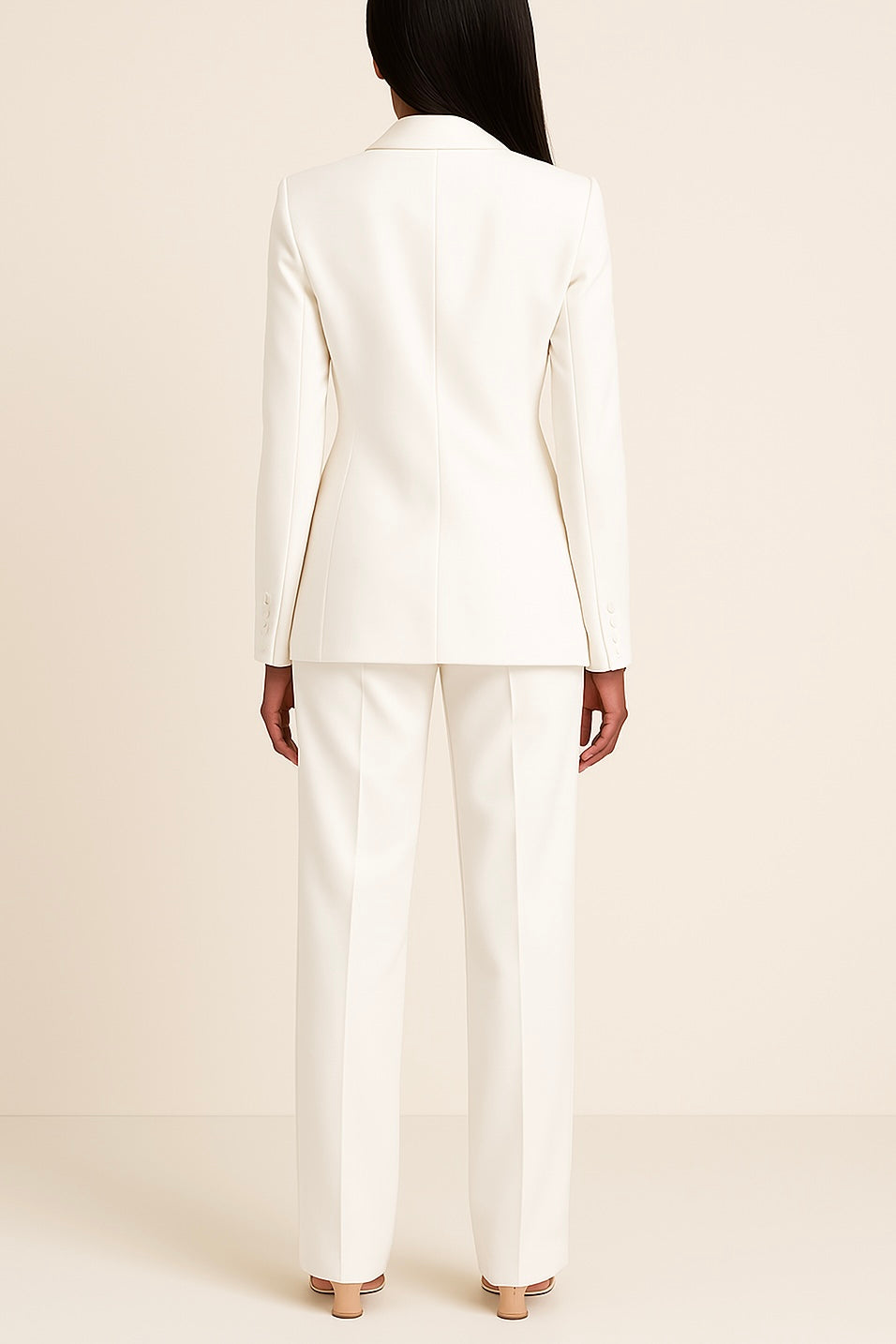 Dames Elegant Pak met Blazer en Rechte Broek