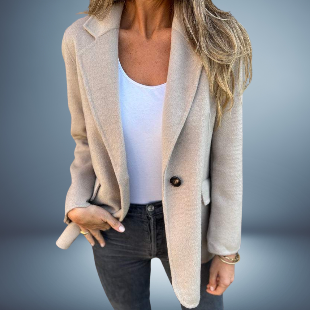 Dames Getailleerde Blazer met Reverskraag