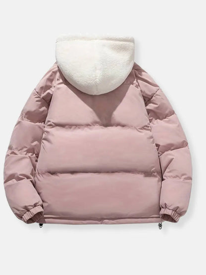 Dames Gewatteerd Puffer Winterjack met Capuchon