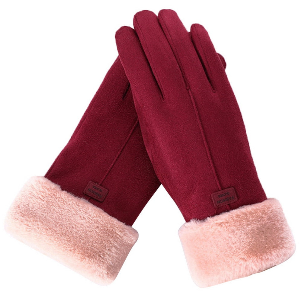 Dames Handschoenen met Fleece Voering