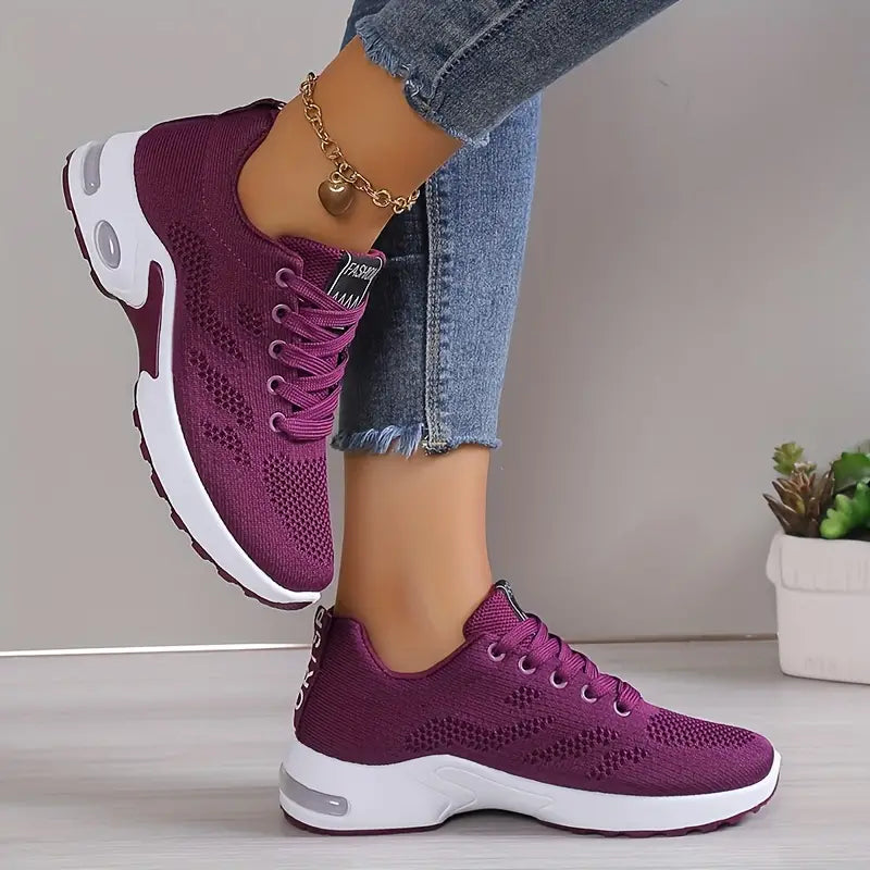 Dames Hardloopsneakers met Luchtkussendemping