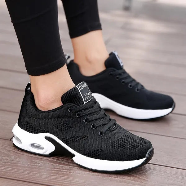 Dames Hardloopsneakers met Luchtkussendemping