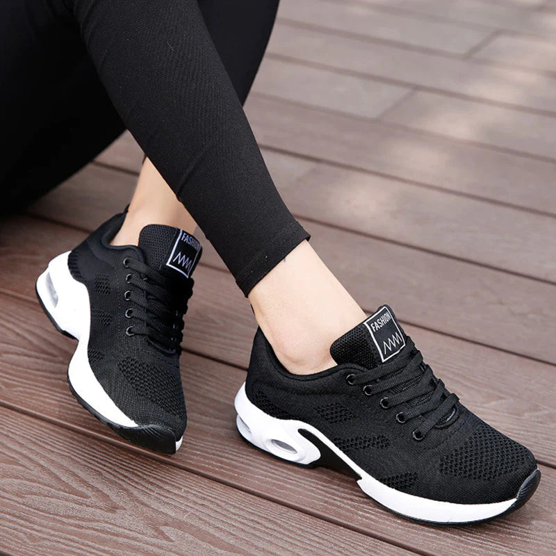 Dames Hardloopsneakers met Luchtkussendemping