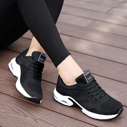 Dames Hardloopsneakers met Luchtkussendemping