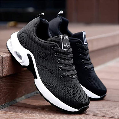 Dames Hardloopsneakers met Luchtkussendemping Zwart