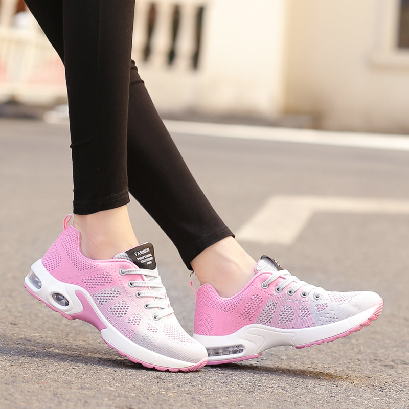 Dames Hardloopsneakers met Luchtkussendemping