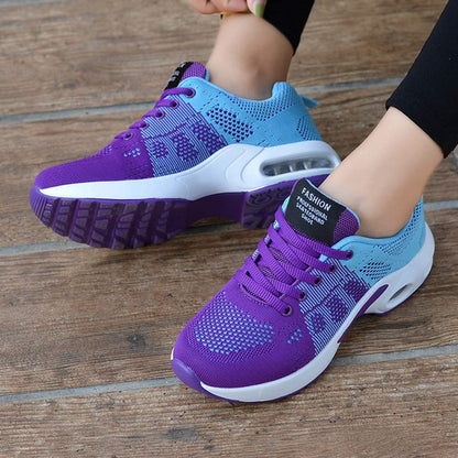Dames Hardloopsneakers met Luchtkussendemping