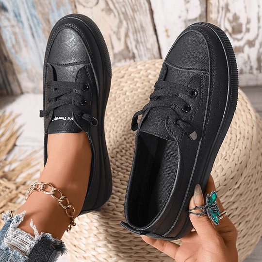 Dames Lage Schoenen met Gevoerde Binnenzool
