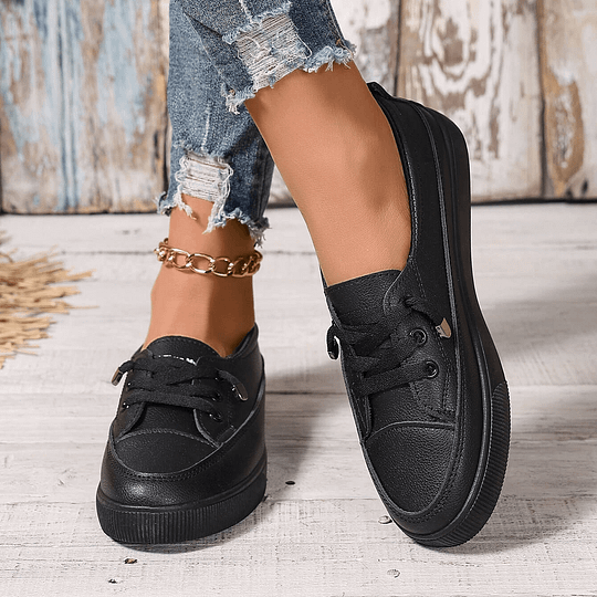 Dames Lage Schoenen met Gevoerde Binnenzool