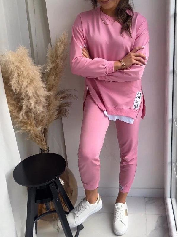 Dames Loungewear Set met Sweatshirt en Broek in Relaxed Pasvorm