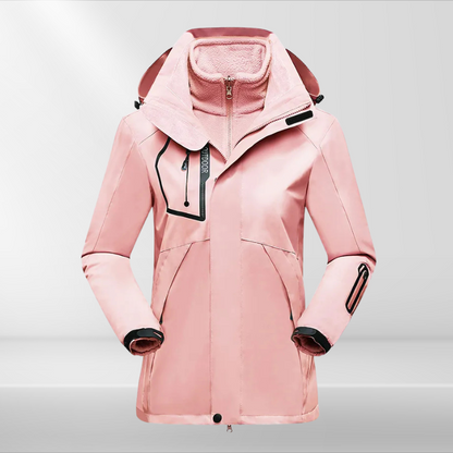 Dames Outdoor Softshell Jas Roze