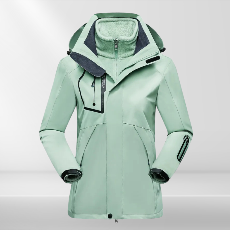 Dames Outdoor Softshell Jas Groen