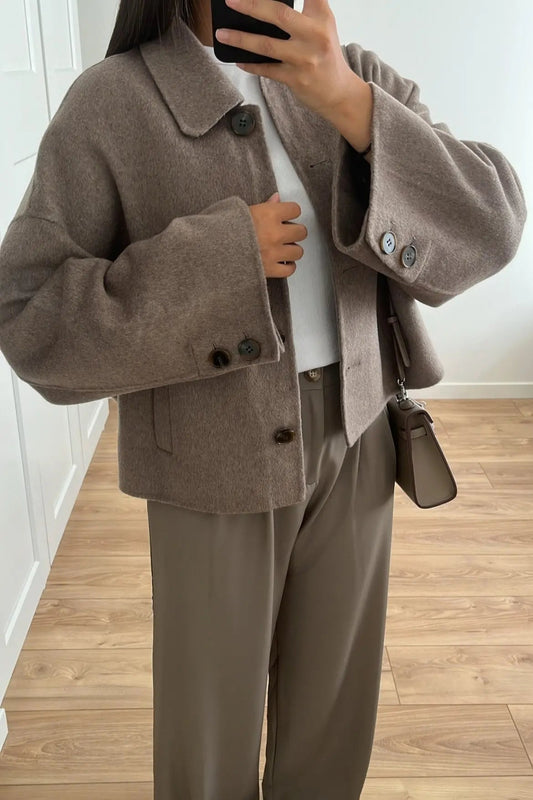 Dames Oversized Lentejas Donkerbruin Donkerbruin