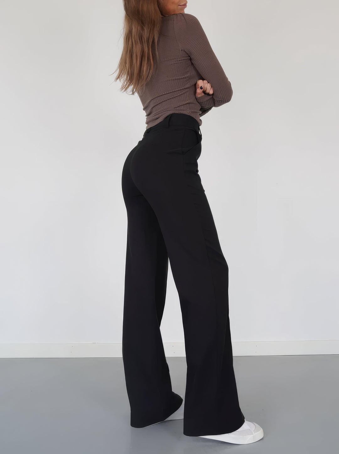 Dames Pantalon met Kreukvrij Ontwerp