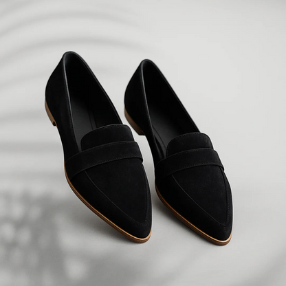 Dames Penny Loafers met Puntige Neus en Instapmodel