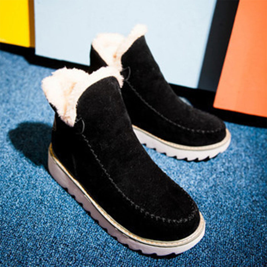 Dames Winterlaarzen met Antislip Zool en Fleece