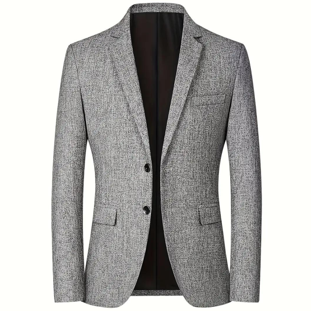 Heren Blazer met Klassiek Ontwerp Grijs