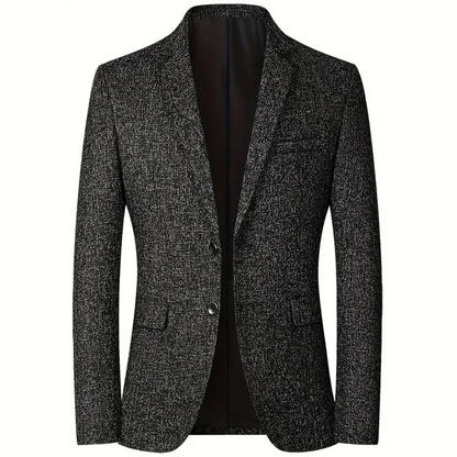Heren Blazer met Klassiek Ontwerp Zwart