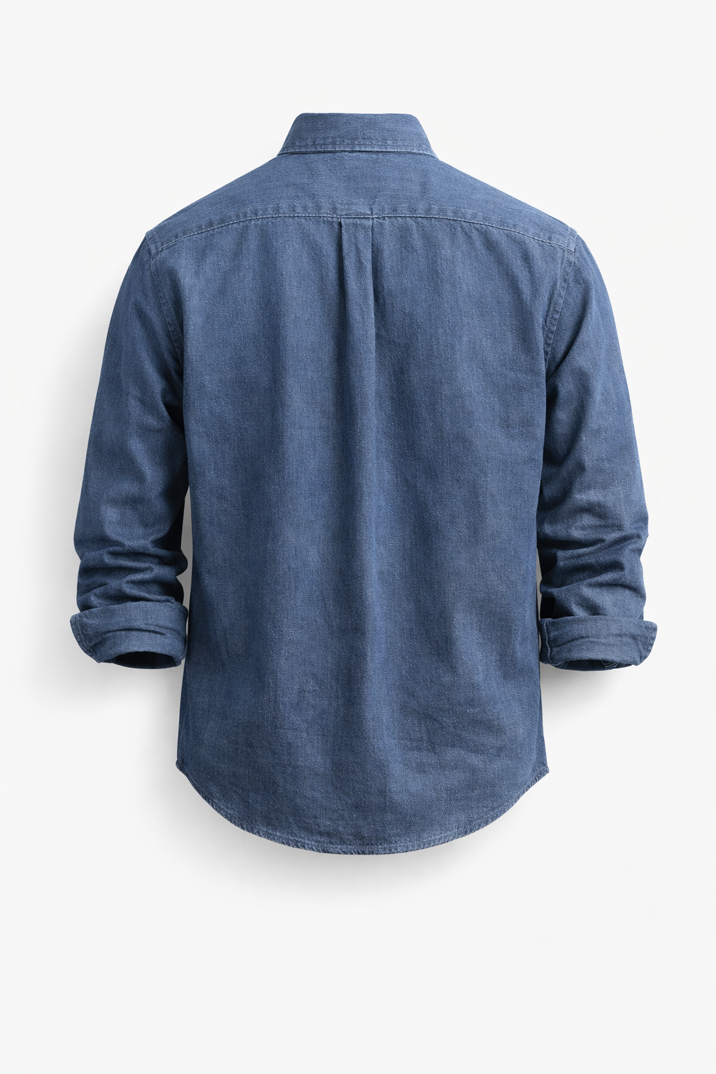 Heren Casual Overhemd met Button-down Kraag en Enkele Borstzak