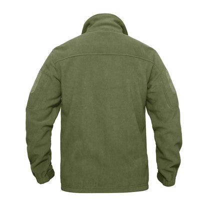 Heren Fleece Jack met Hoge Kraag en Ritszakken