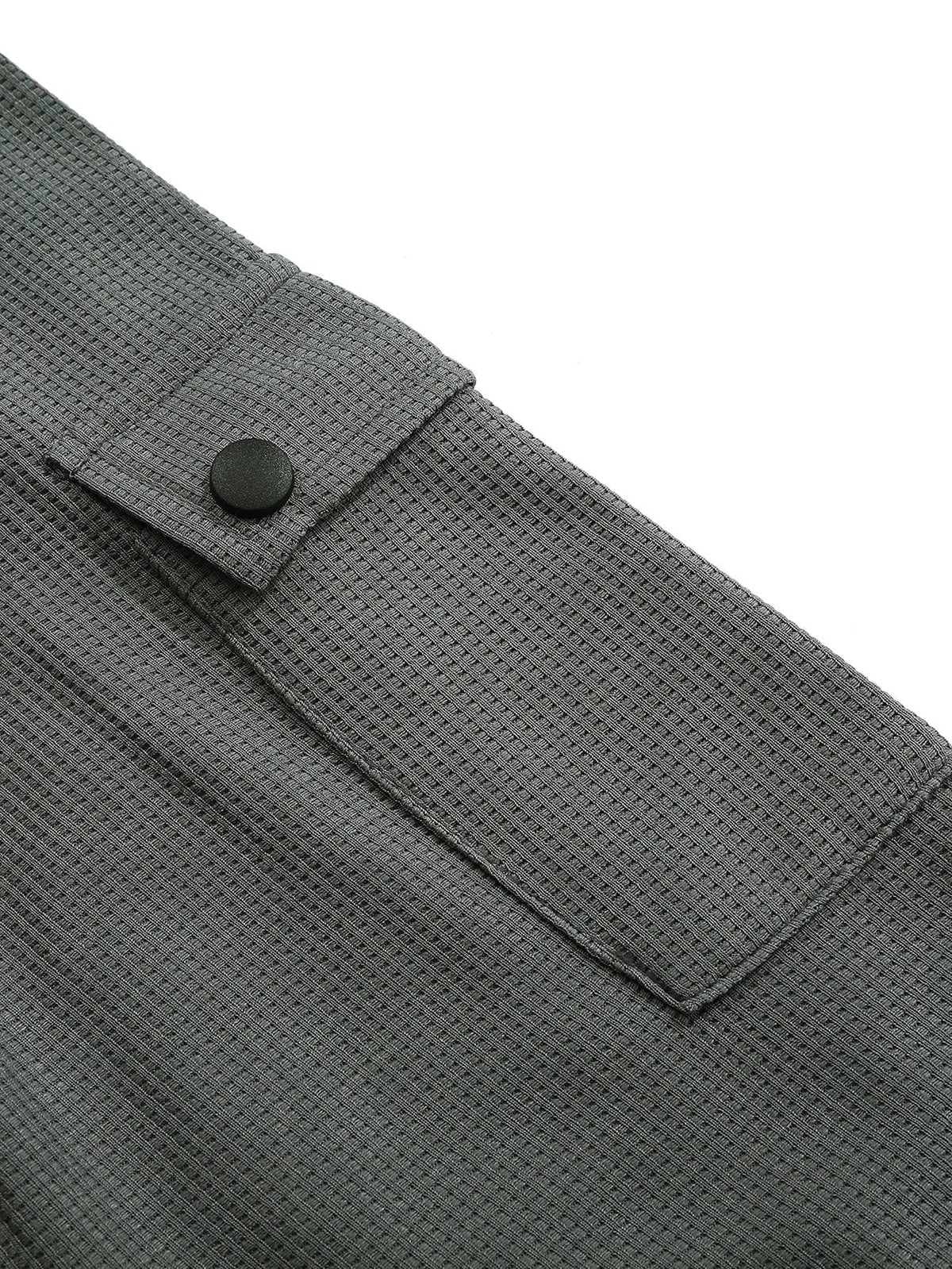 Heren Henley Shirt met Lange Mouwen en Knoopsluiting