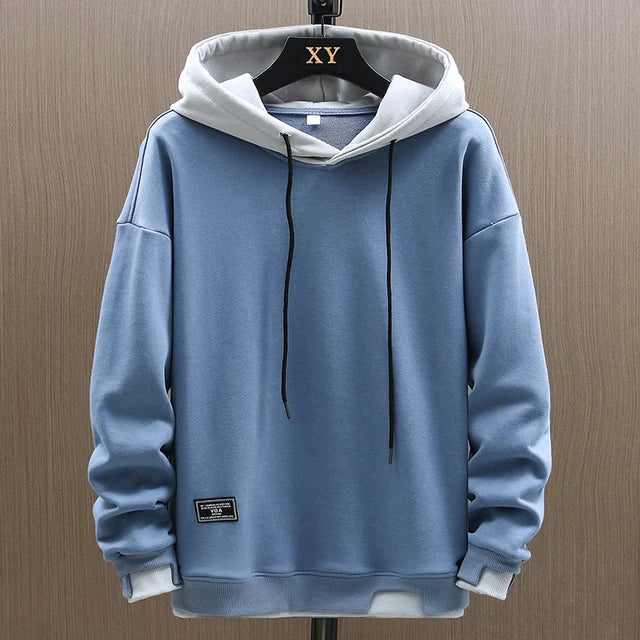 Heren Hoodie met Kangoeroe Zak en Verstelbare Capuchon