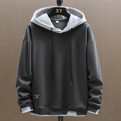 Heren Hoodie met Kangoeroe Zak en Verstelbare Capuchon
