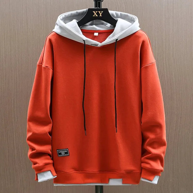 Heren Hoodie met Kangoeroe Zak en Verstelbare Capuchon