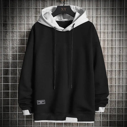 Heren Hoodie met Kangoeroe Zak en Verstelbare Capuchon