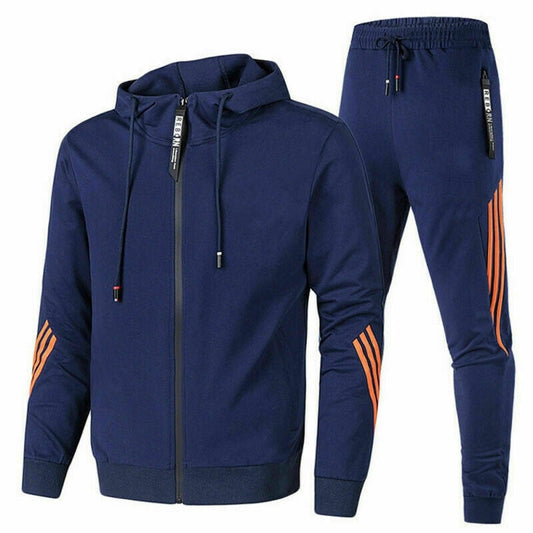 Heren Jogging Suit met Capuchon en Ritssluiting