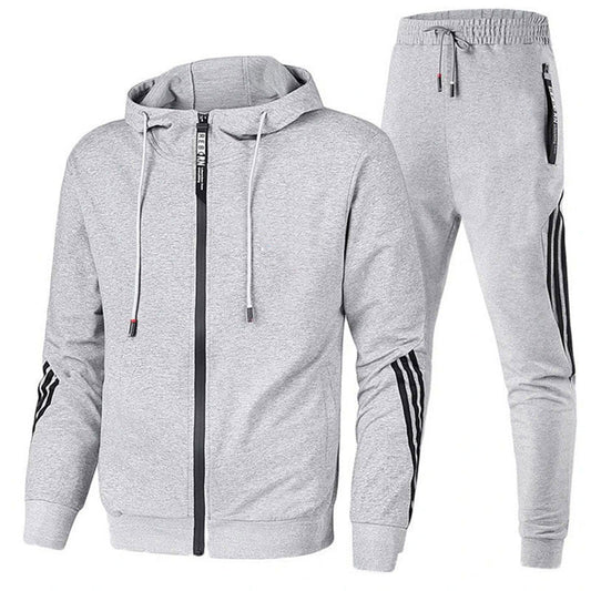 Heren Jogging Suit met Capuchon en Ritssluiting