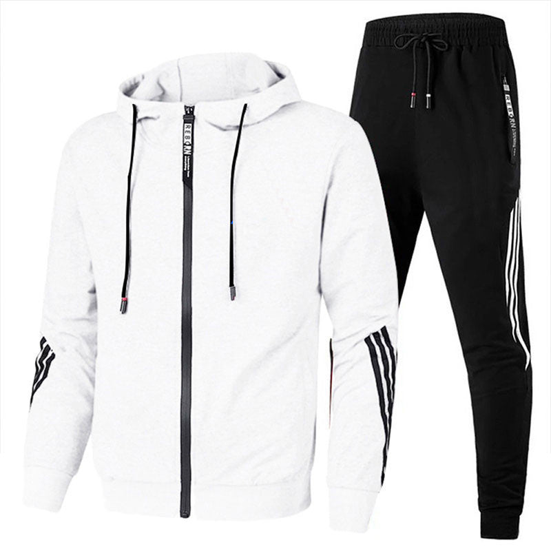 Heren Jogging Suit met Capuchon en Ritssluiting