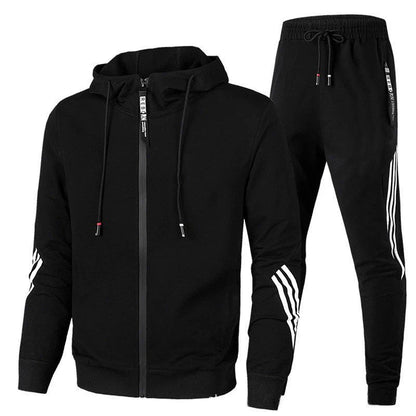Heren Jogging Suit met Capuchon en Ritssluiting