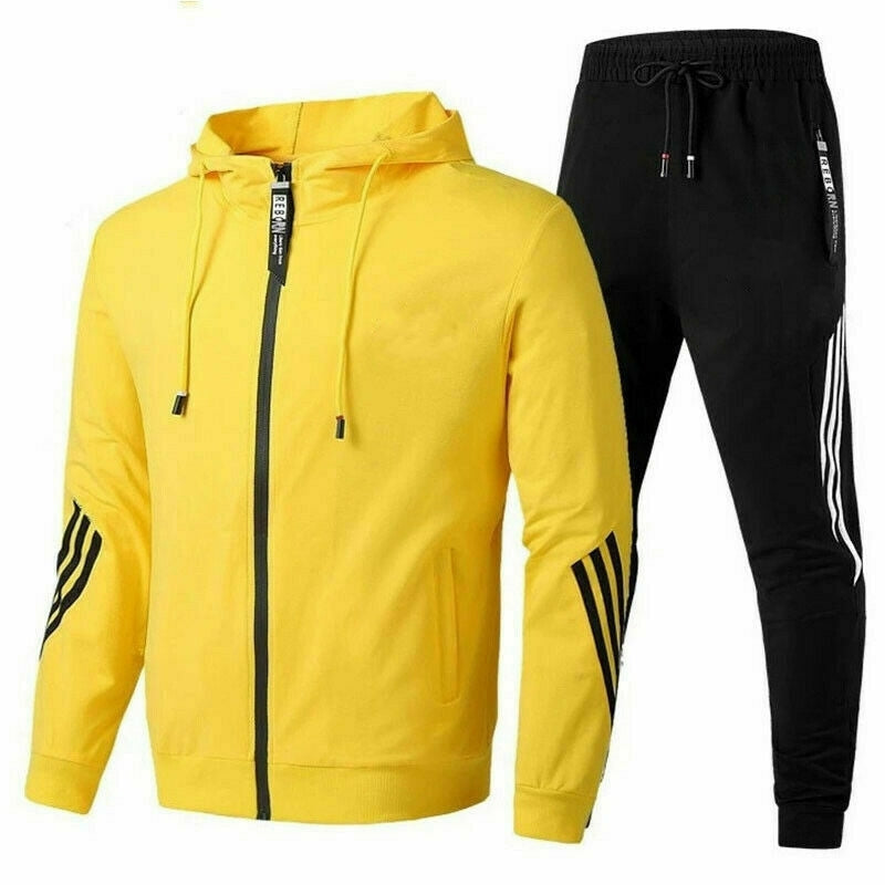 Heren Jogging Suit met Capuchon en Ritssluiting